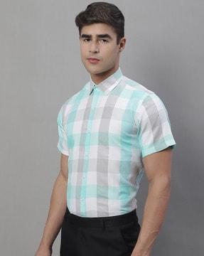 checked cotton shirt