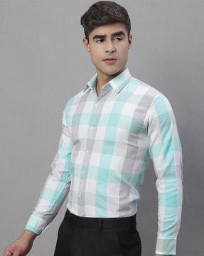 checked cotton shirt