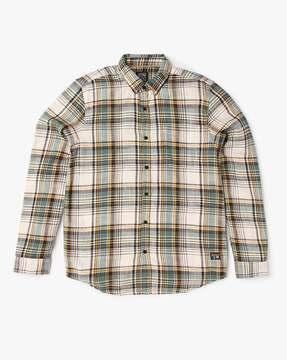 checked cotton shirt