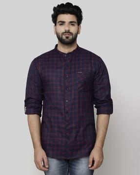 checked extra slim fit shirt