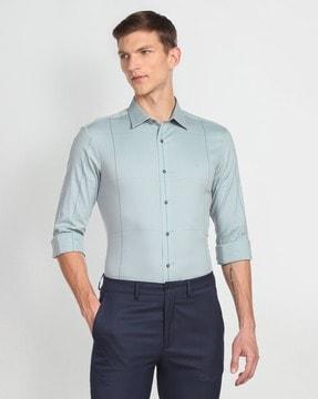 checked extra slim fit shirt