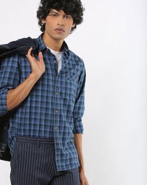 checked extra slim fit shirt