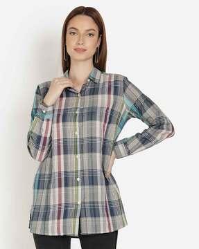 checked relaxed fit classic shirt
