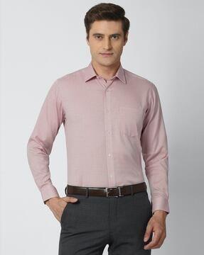 checked slim fit shirt