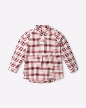 checked slim fit shirt