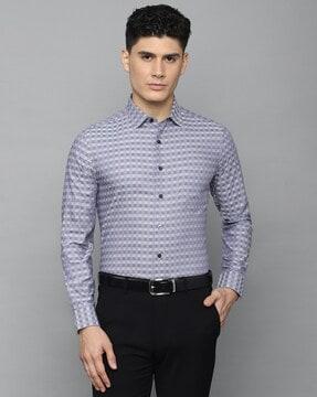 checked slim fit shirt