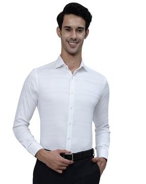 checked slim fit shirt