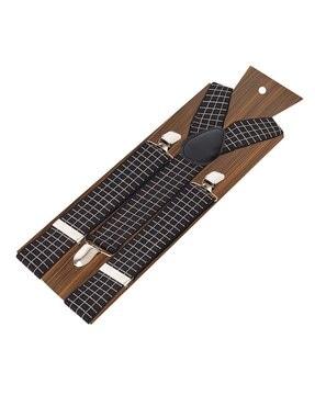 checkered suspender belt