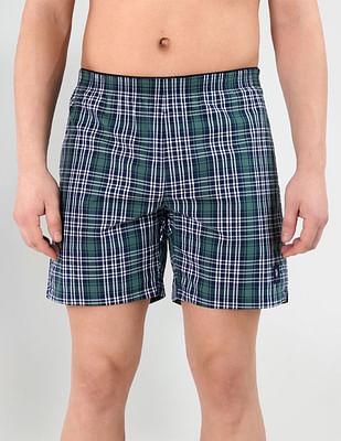 checkered cotton twill ex002 boxers - pack of 1