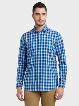 checkered slim fit shirt