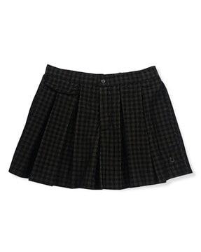 checks skirt