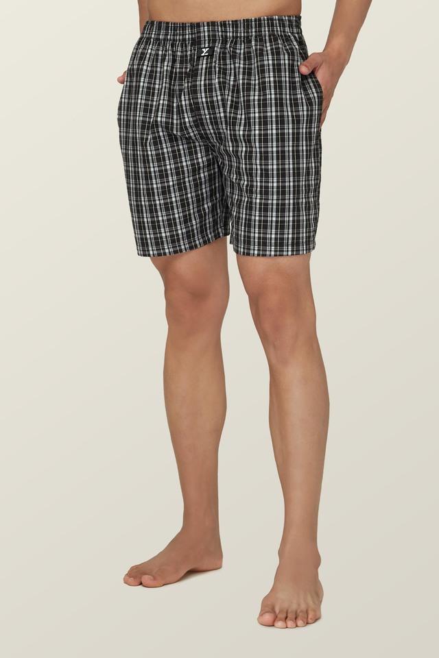 checks cotton mens boxers