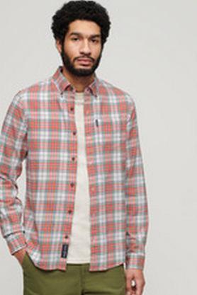 checks cotton regular fit men's casual shirt - multi