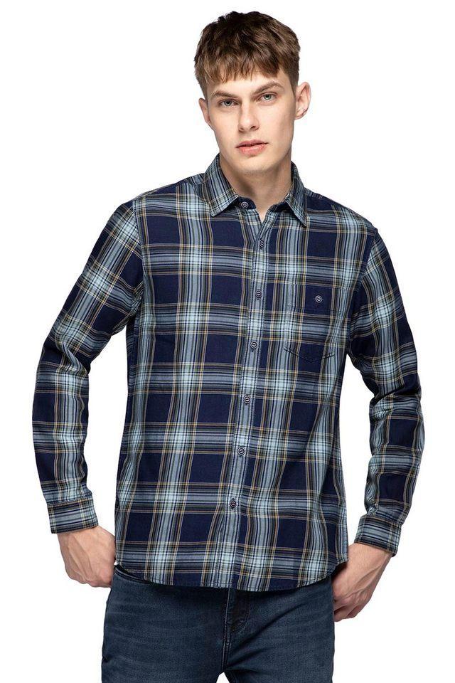 checks cotton regular fit mens casual shirt