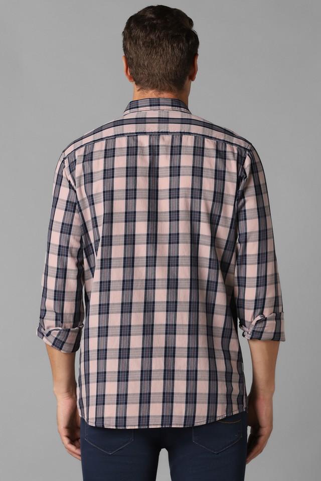 checks cotton slim fit mens casual wear shirt