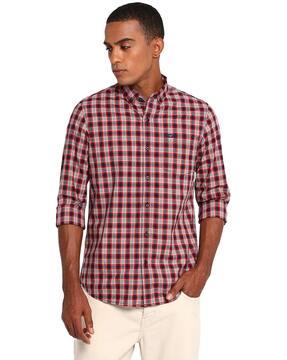 checks slim fit shirt