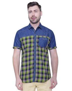 checks slim fit shirt