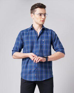 checks slim fit shirt