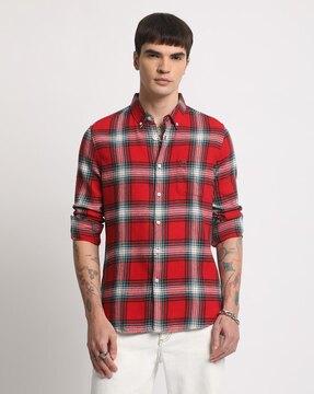 checks slim fit shirt