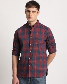 checks slim fit shirt