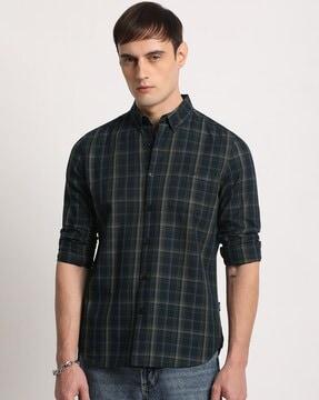 checks slim fit shirt