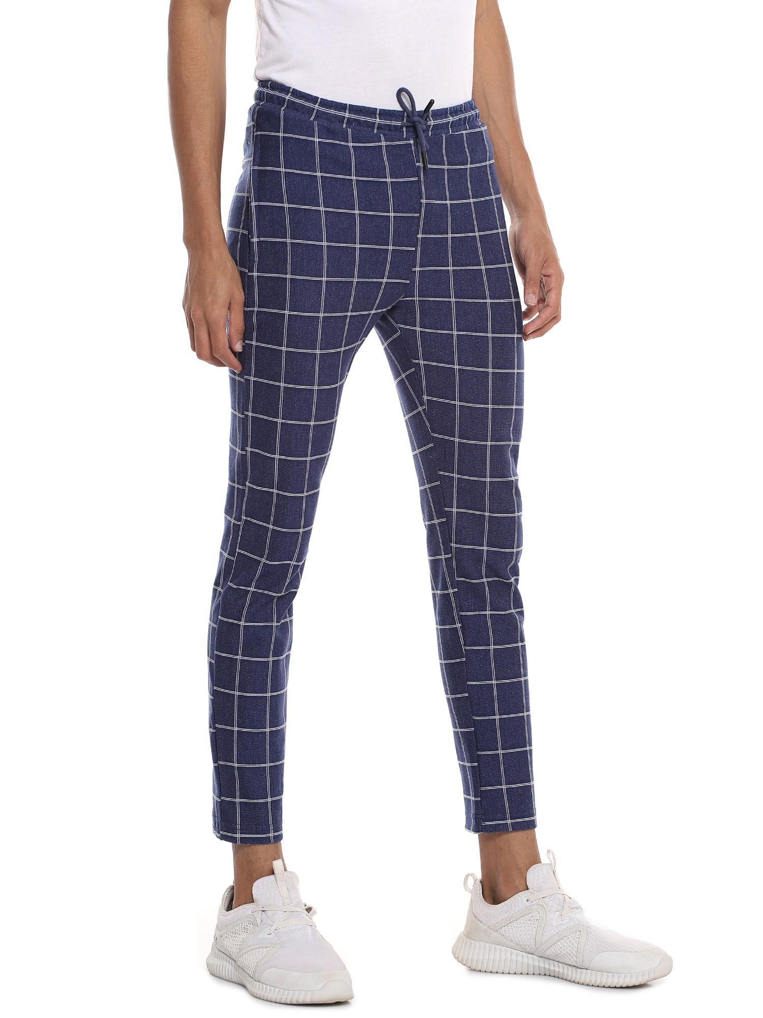 checks stylish casual & evening track pant