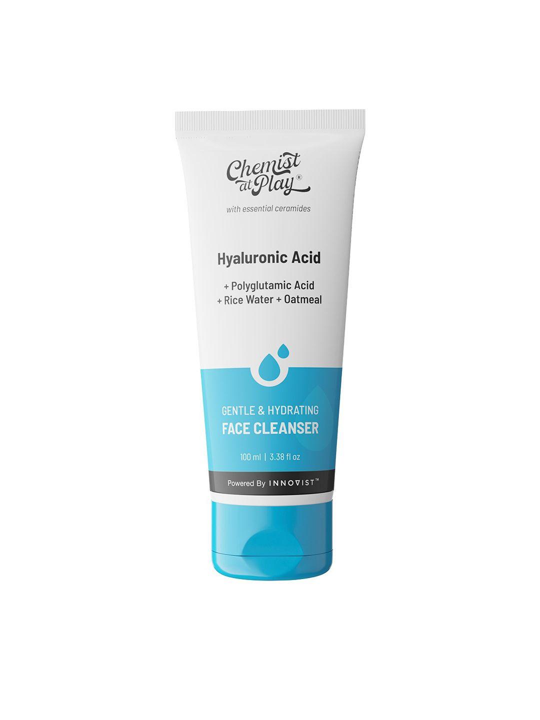 chemist at play hyaluronic acid gentle & hydrating face wash with rice water - 100 ml