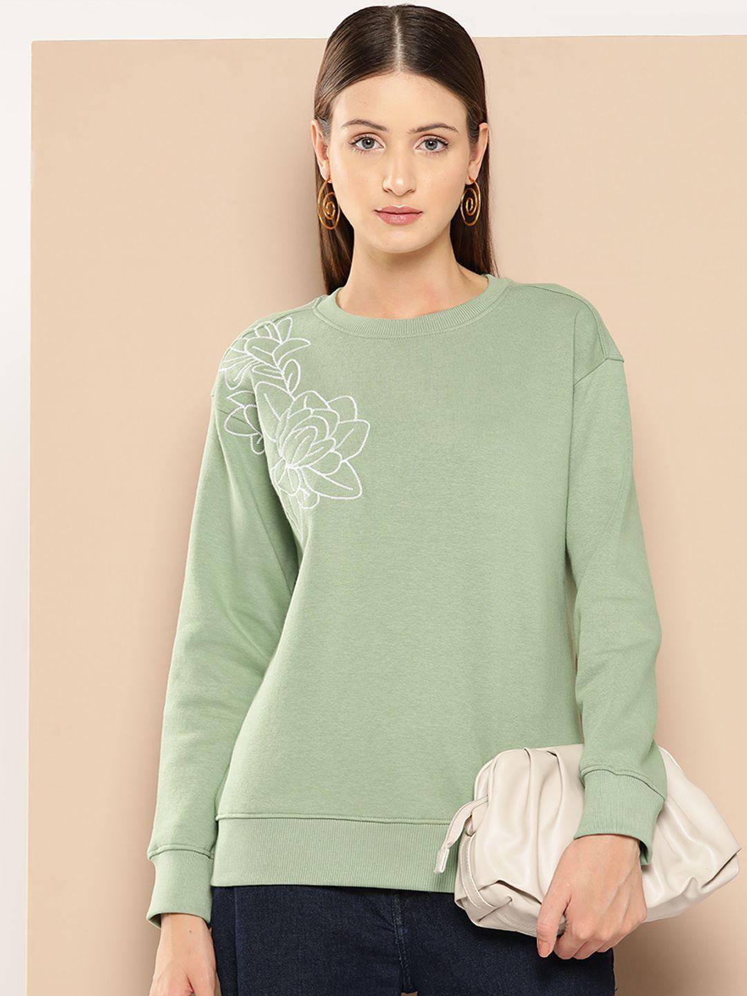 chemistry embroidered sweatshirt