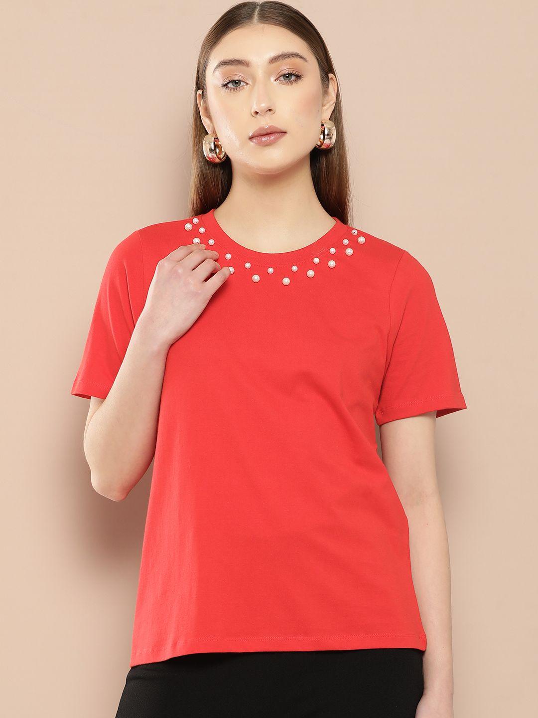 chemistry studded pure cotton top