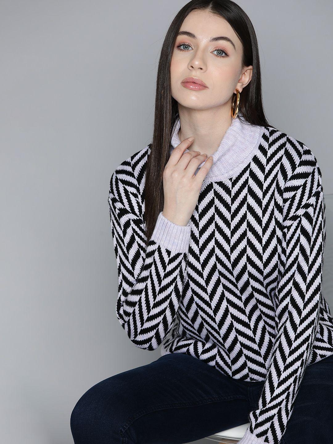 chemistry chevron pullover