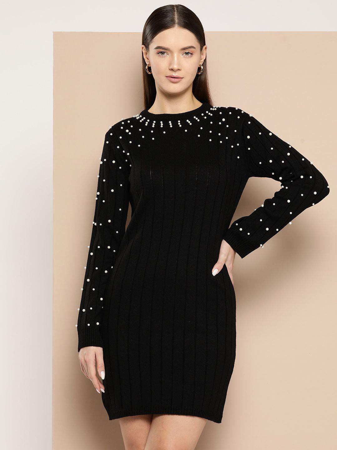 chemistry embellished acrylic sweater dress