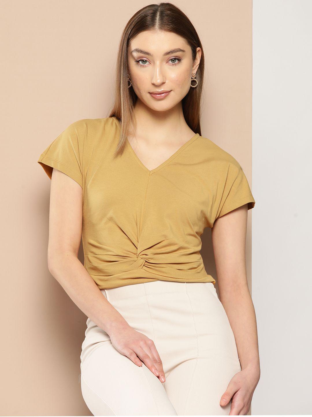 chemistry extended sleeves twisted top