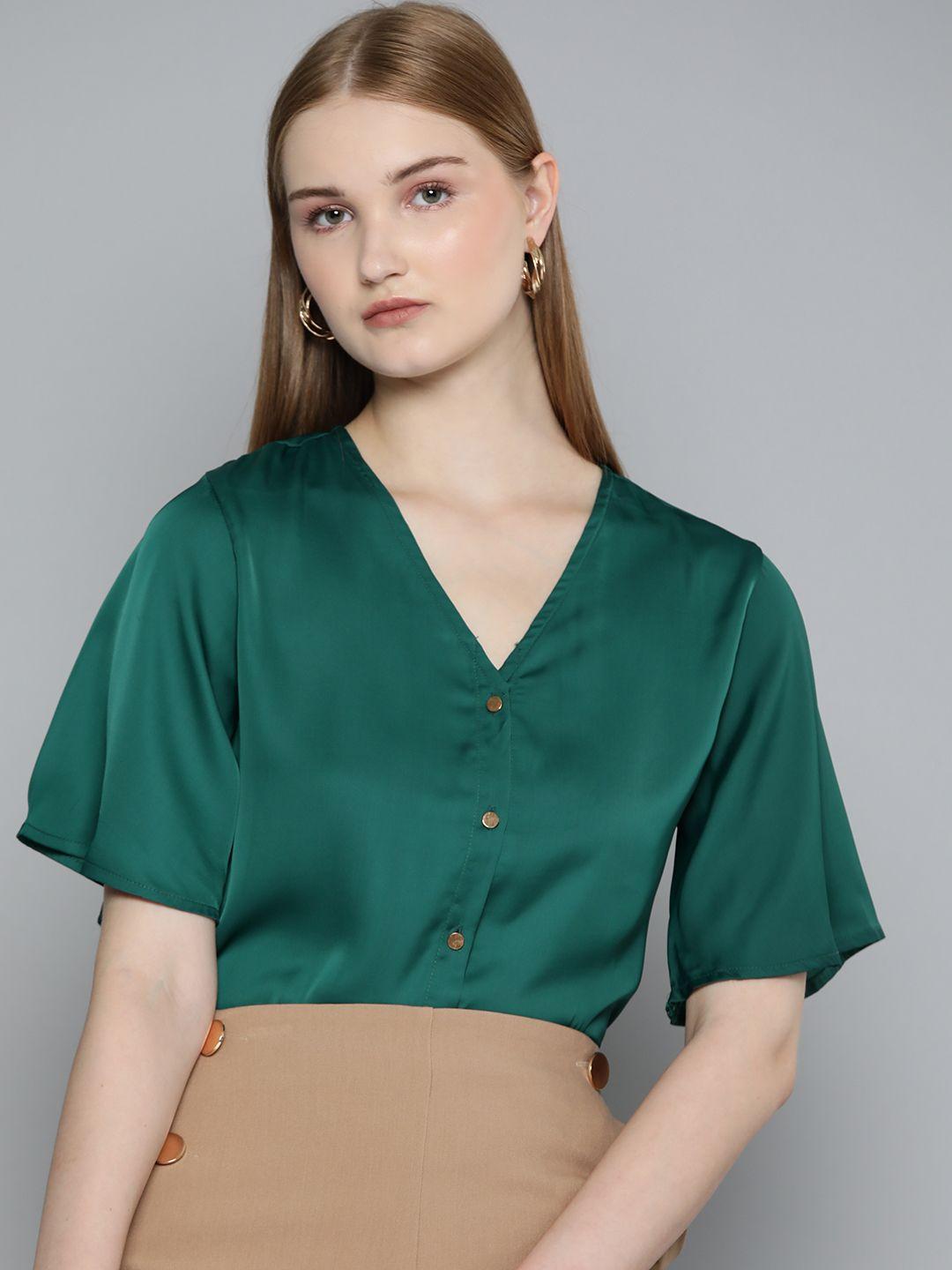 chemistry flared sleeves top