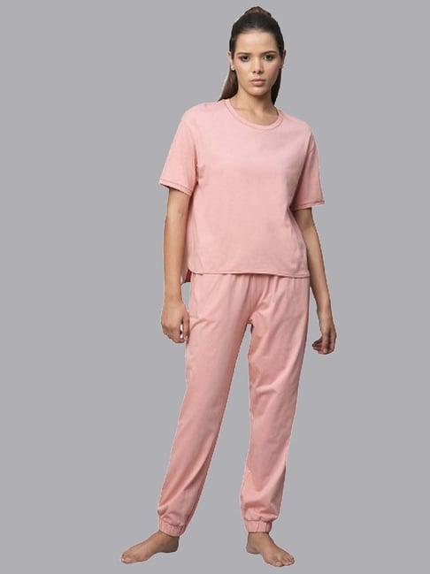 chemistry pink t-shirts pyjama set