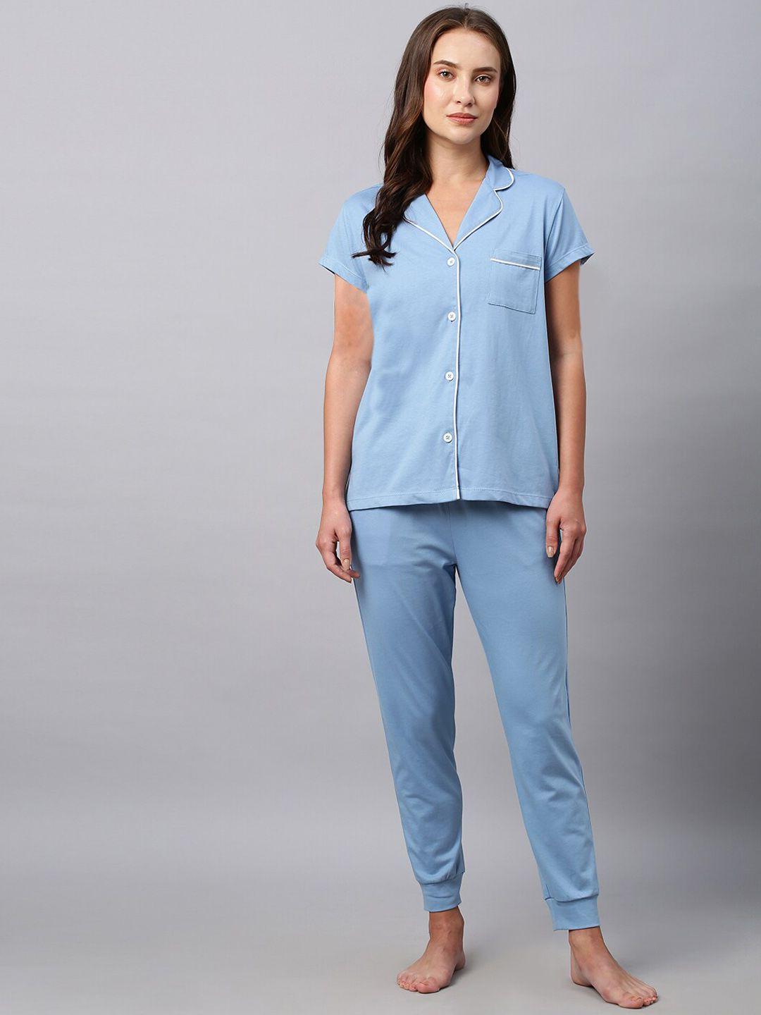 chemistry pure cotton night suit