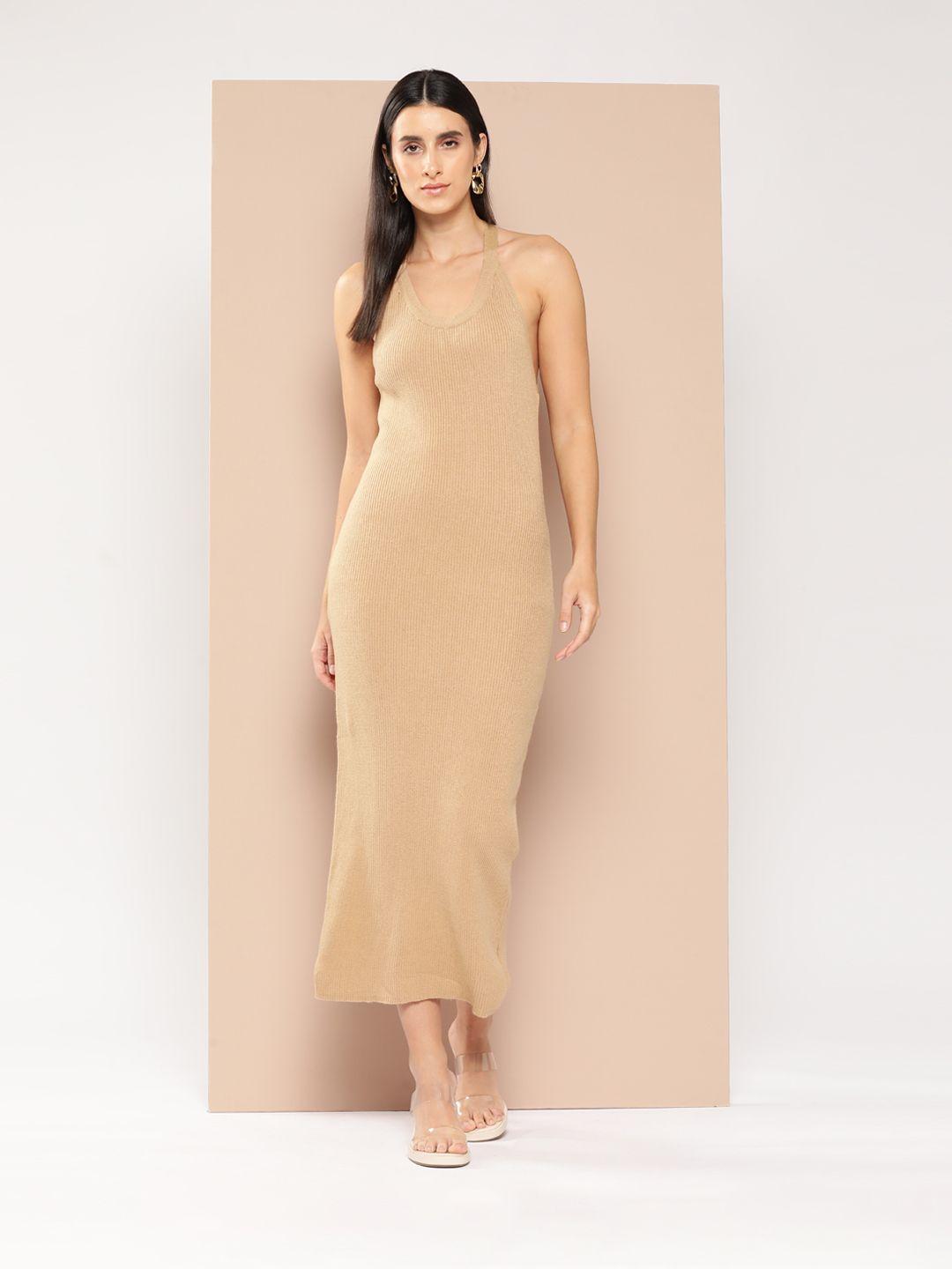 chemistry ribbed bodycon midi dress