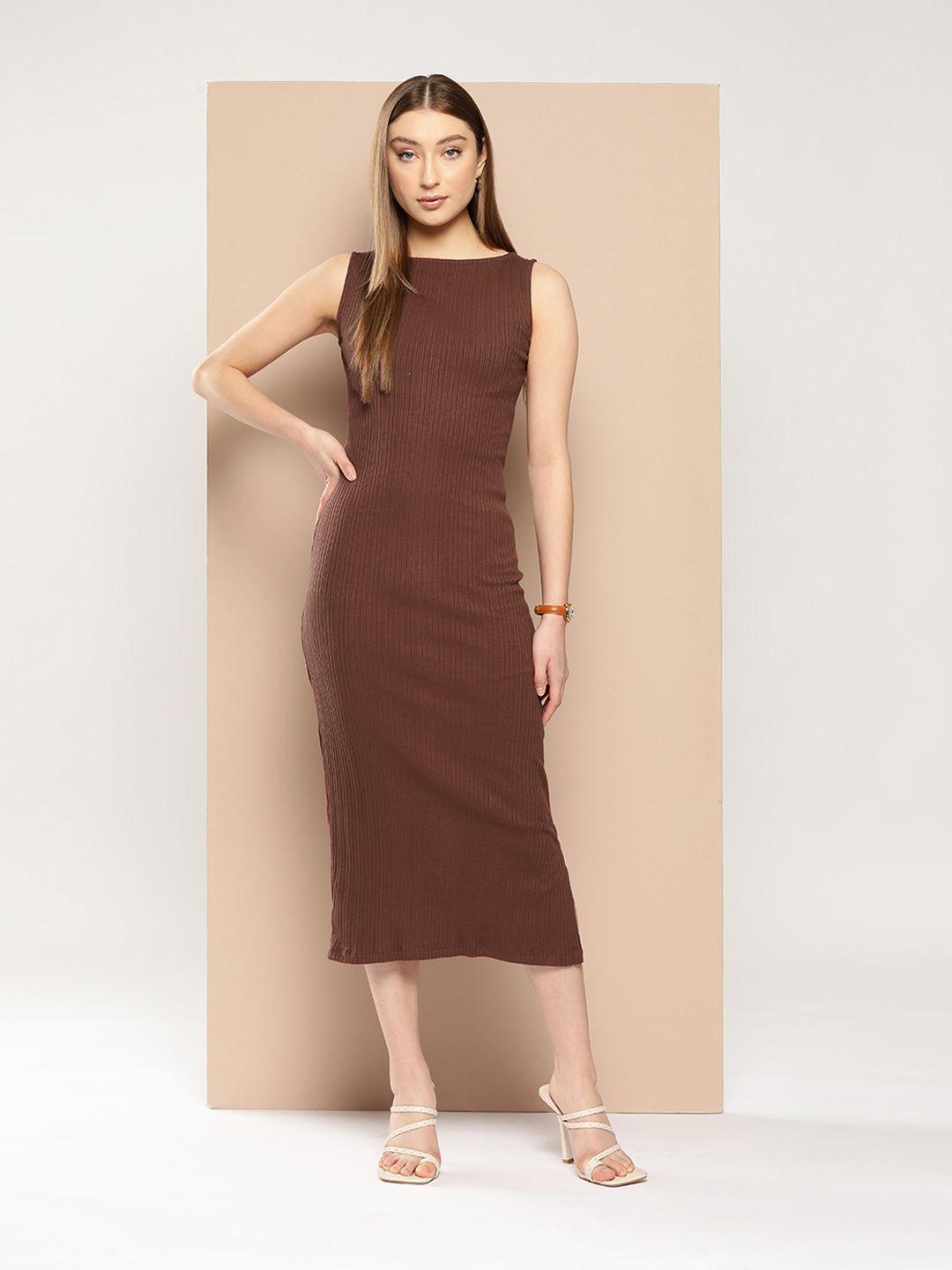 chemistry ribbed bodycon midi dress