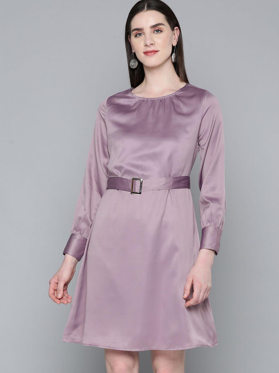 chemistry satin finish a-line dress