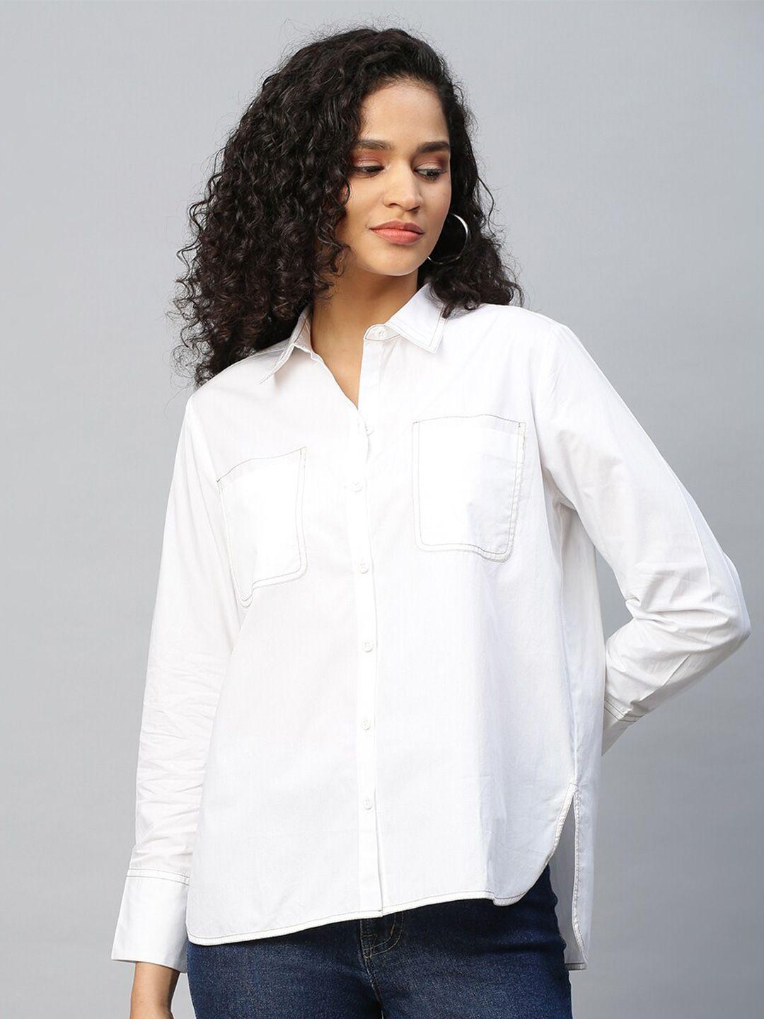 chemistry white shirt style top