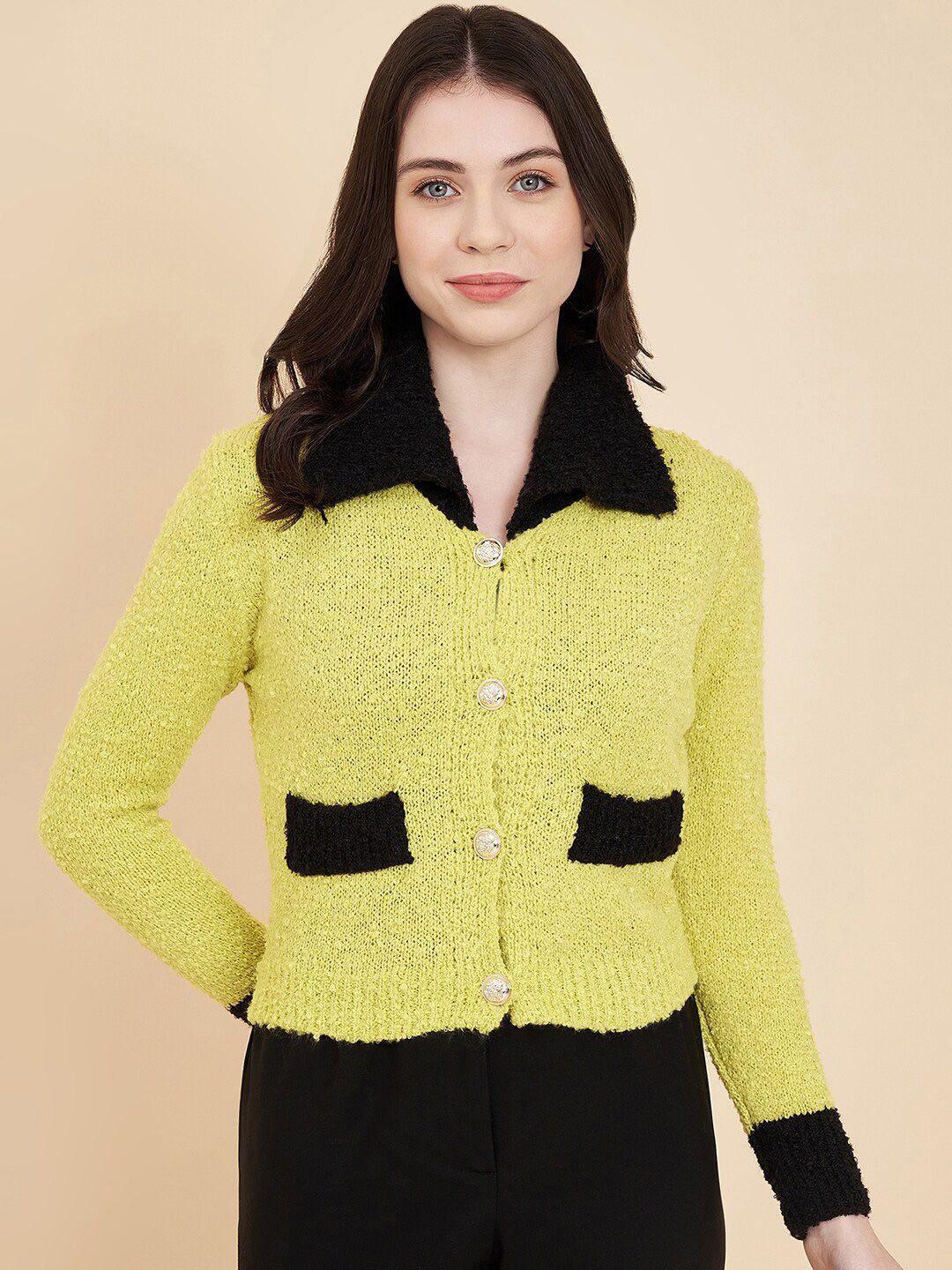 chemistry women green woollen pullover