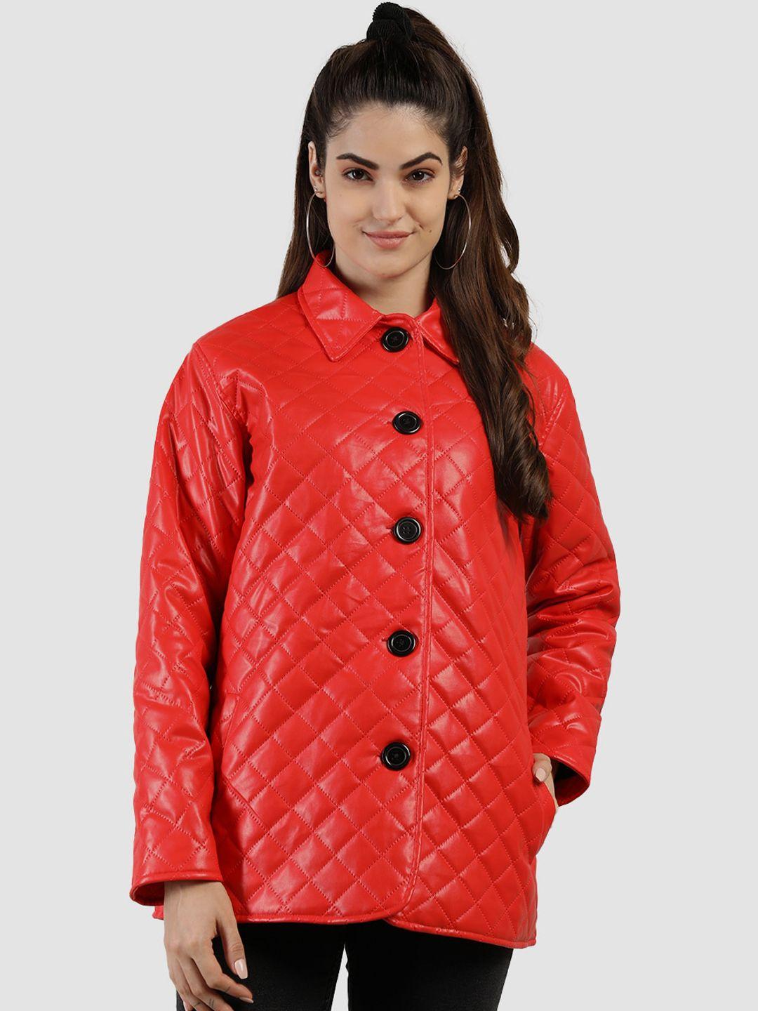 chemistry women red lightweight long sleeves fashion jacket