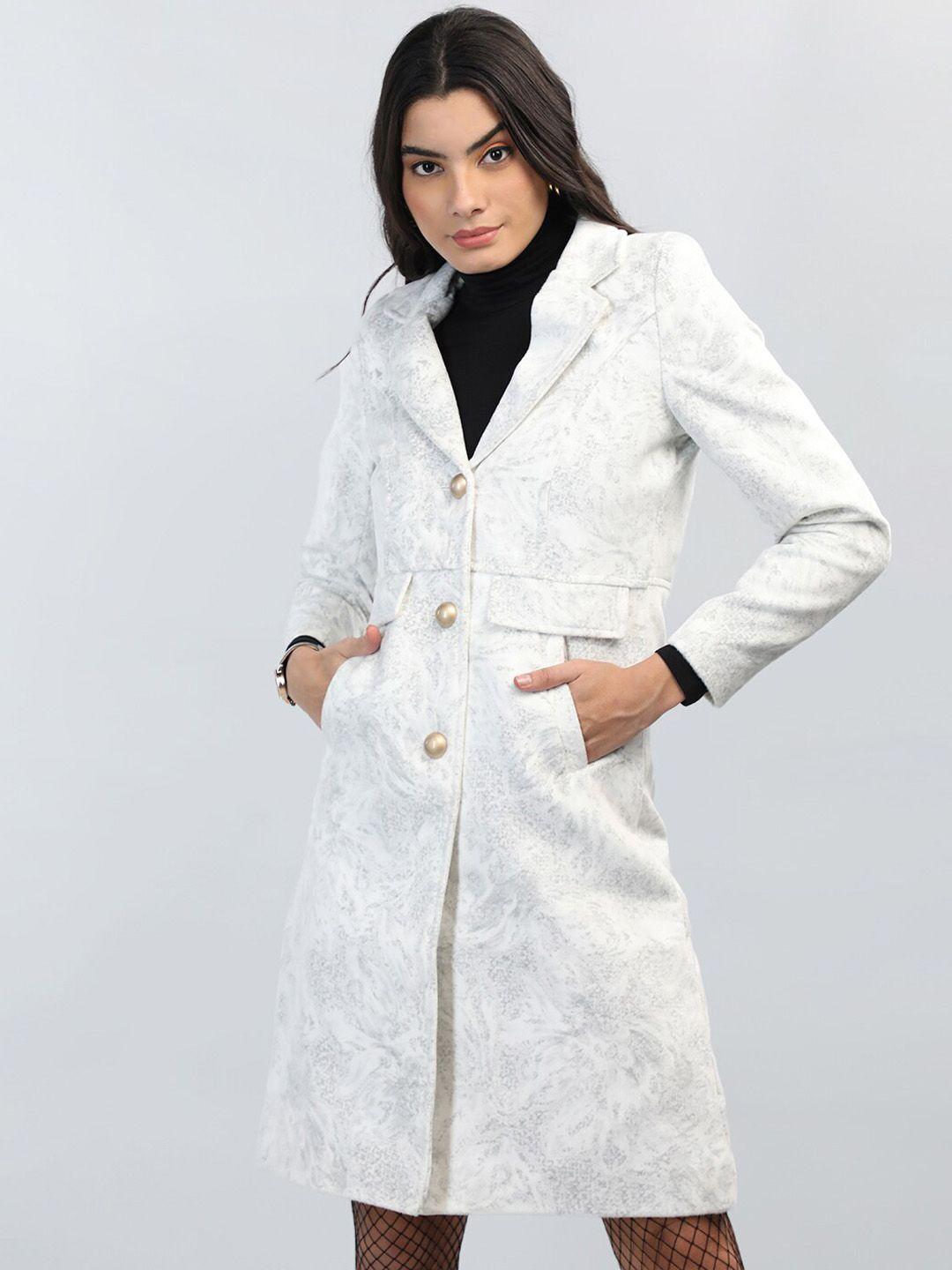 chemistry women white woollen fashion jacket