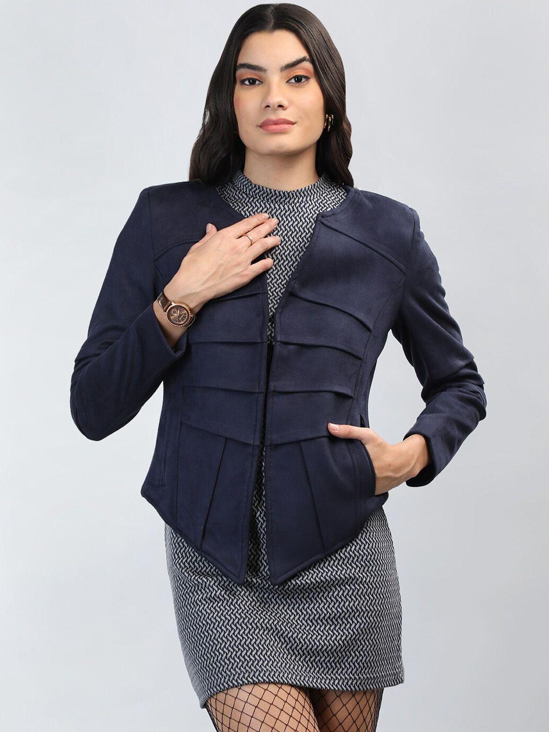 chemistry woollen open front jacket