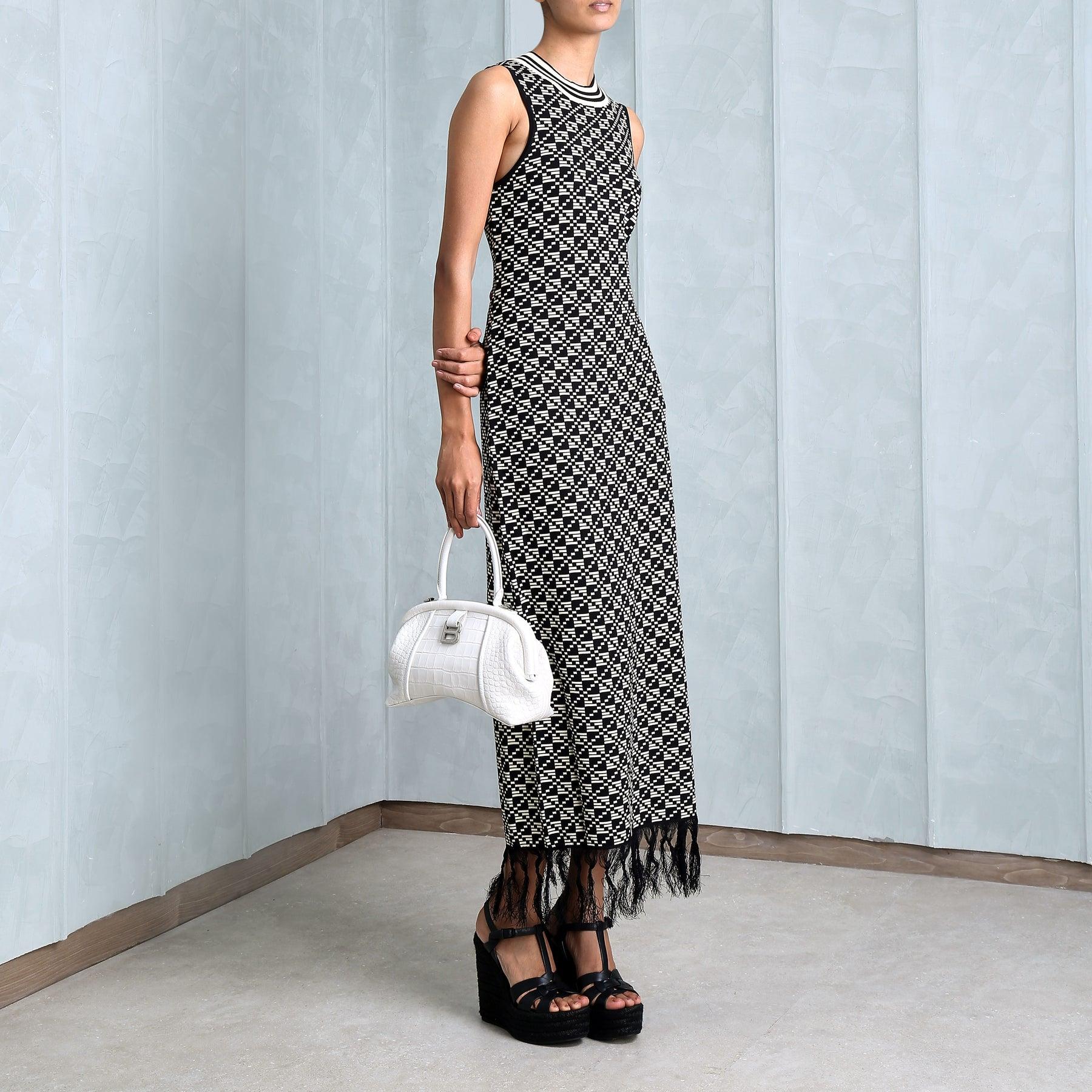 chen knitted midi dress