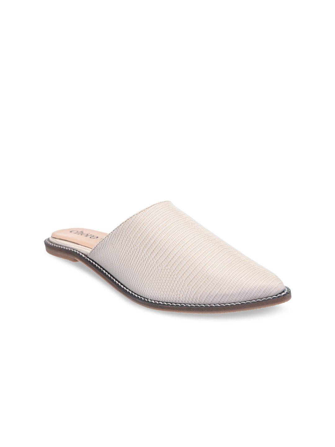 chere pointed toe textured mules