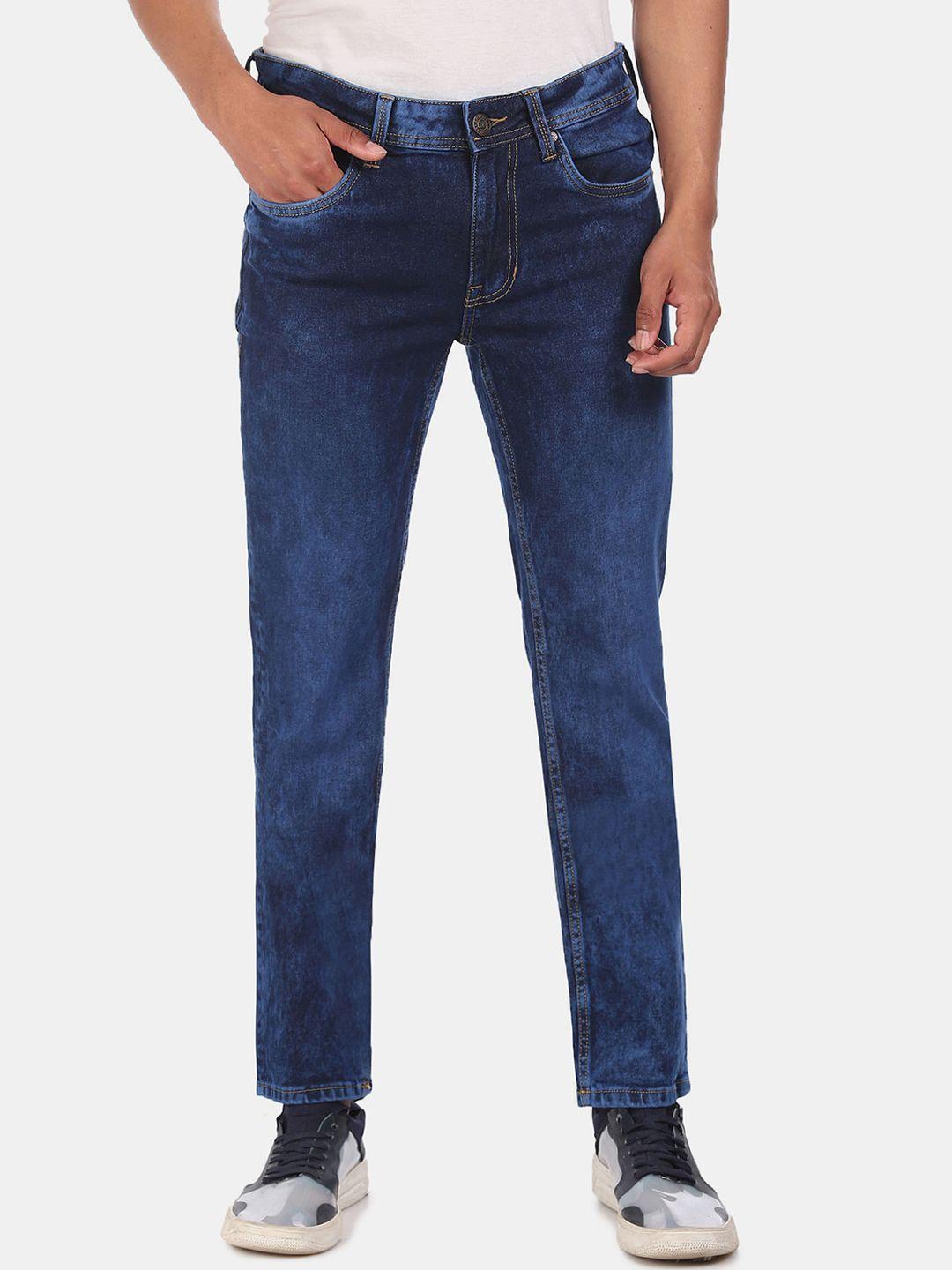 cherokee men blue regular fit jeans