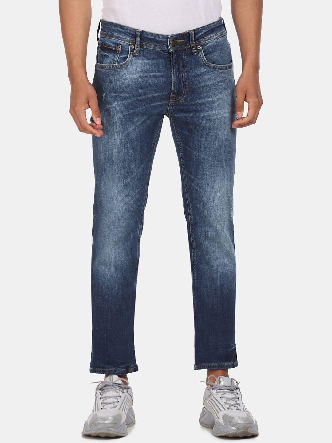 cherokee men blue regular fit jeans