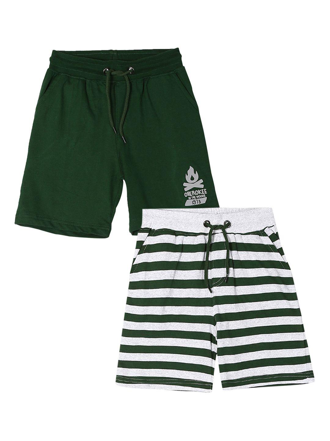 cherokee pack of 2 boys assorted solid regular fit shorts