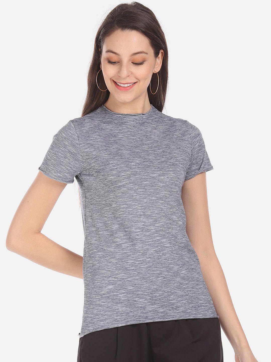 cherokee women grey solid top