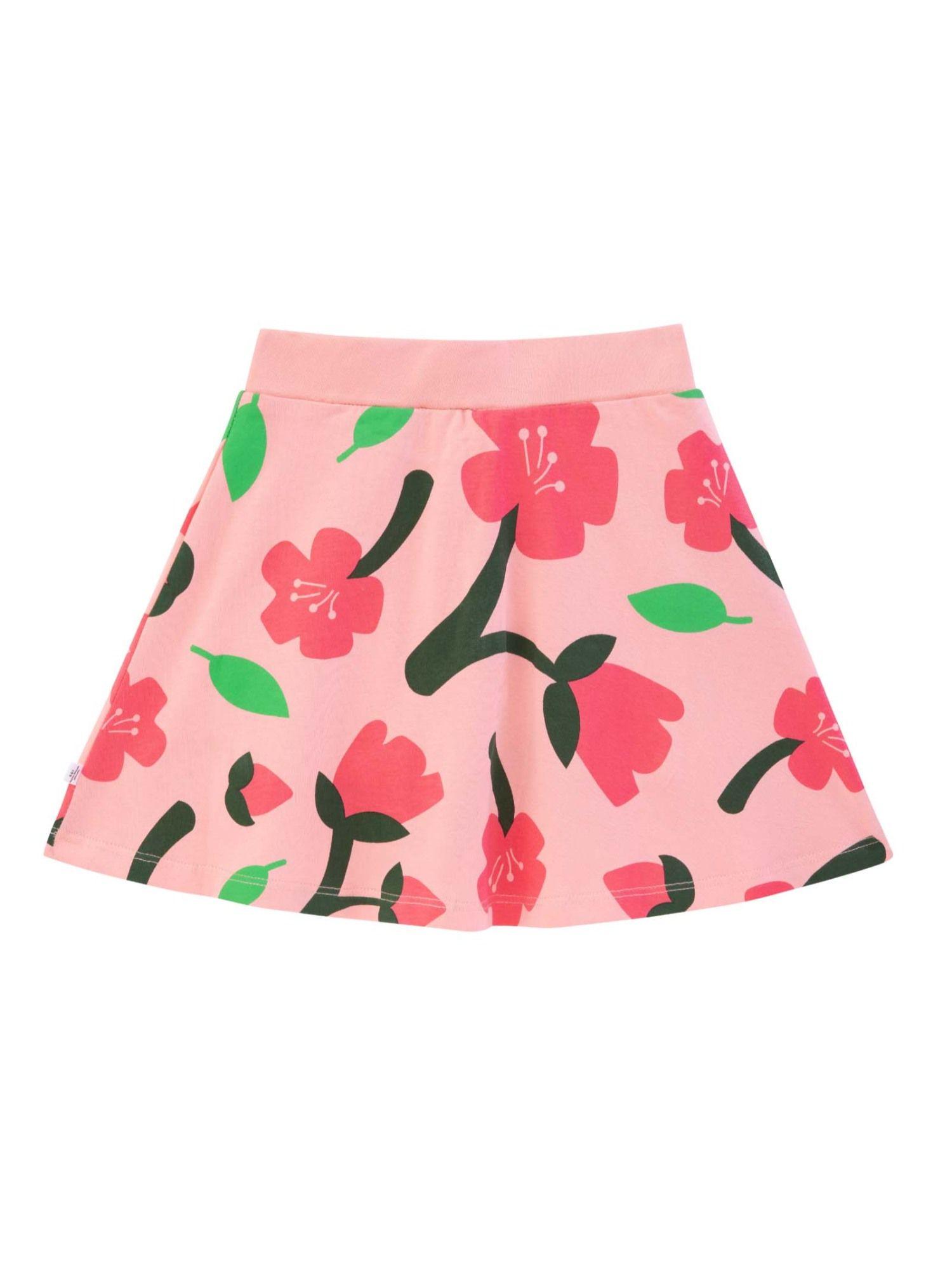 cherry blossom skater skirt with inbuilt shorties